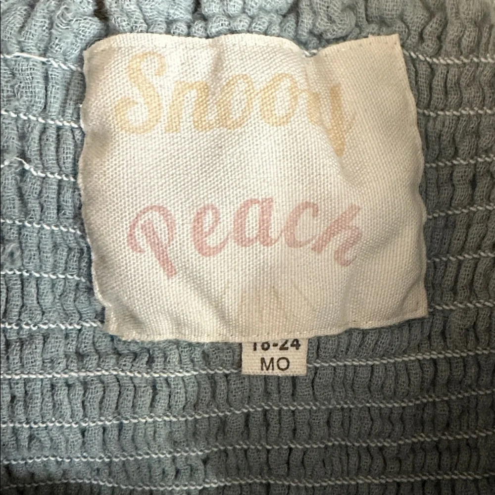 Snooty Peach romper+headband